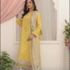 Bin Naeem Platinum Vol 24 – Sunshine Yellow Printed Lawn Suit