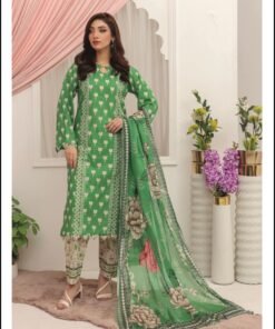 Bright Sunshine Yellow Floral 3-Piece Lawn Suit