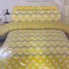 ChenOne By Mani Double Bed Sheet Set Design 526 (Vibrant Yellow)