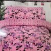 ChenOne By Mani Double Bed Sheet Set Design 527 (Blush Pink Floral)