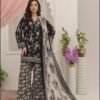 Cream & Crimson Red Roses Printed Lawn Suit