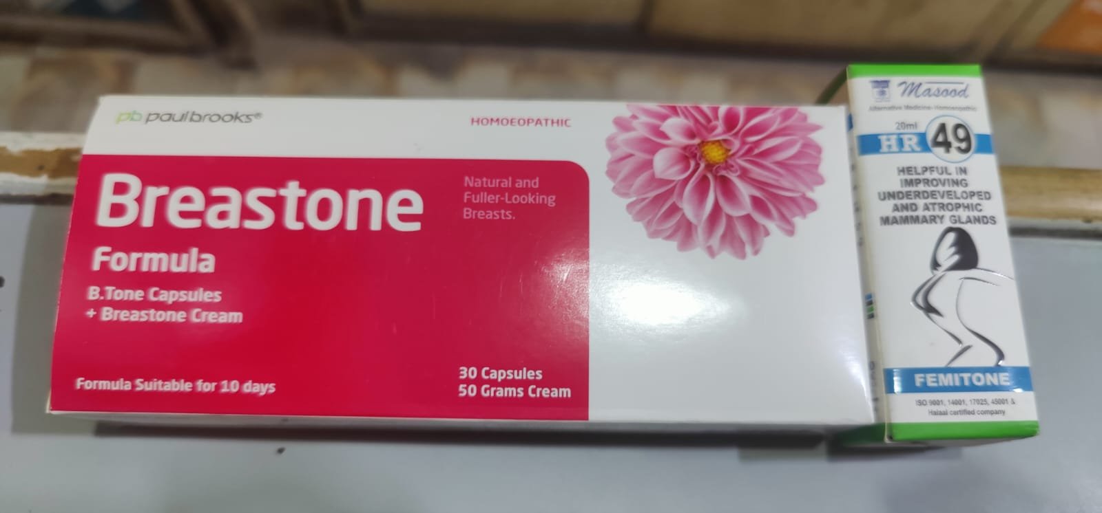 Paul Brooks Breastone Formula & Masood HR 49 (Femitone)
