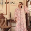 Pastel Pink Blooming Moods High-Split Long Kurta Suit