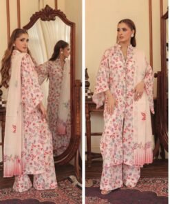 Pastel Pink & Floral Blossom 3-Piece Suit