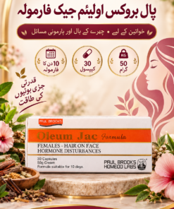 Paul Brooks Oleum Jac Formula (Females - Hair on Face & Hormone Disturbances)