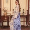 Royal Blue & Beige Royal Botanical 3-Piece Suit