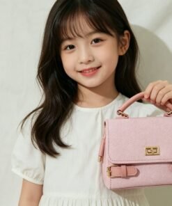 Emerald Green Synthetic Leather Satchel Bag