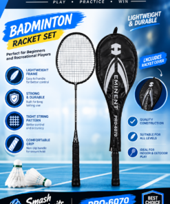 Eminent PRO-6070 Single Badminton Racket with Full Cover