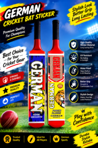 German Double Shadow Tape Ball Cricket Bat