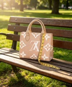 High Quality LV Monogram Leather Shoulder Bag - Blush Pink