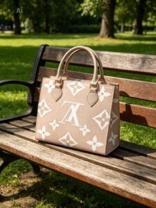 High Quality LV Monogram Leather Shoulder Bag - Blush Pink