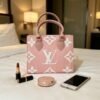 High Quality LV Monogram Leather Shoulder Bag - Emerald Green
