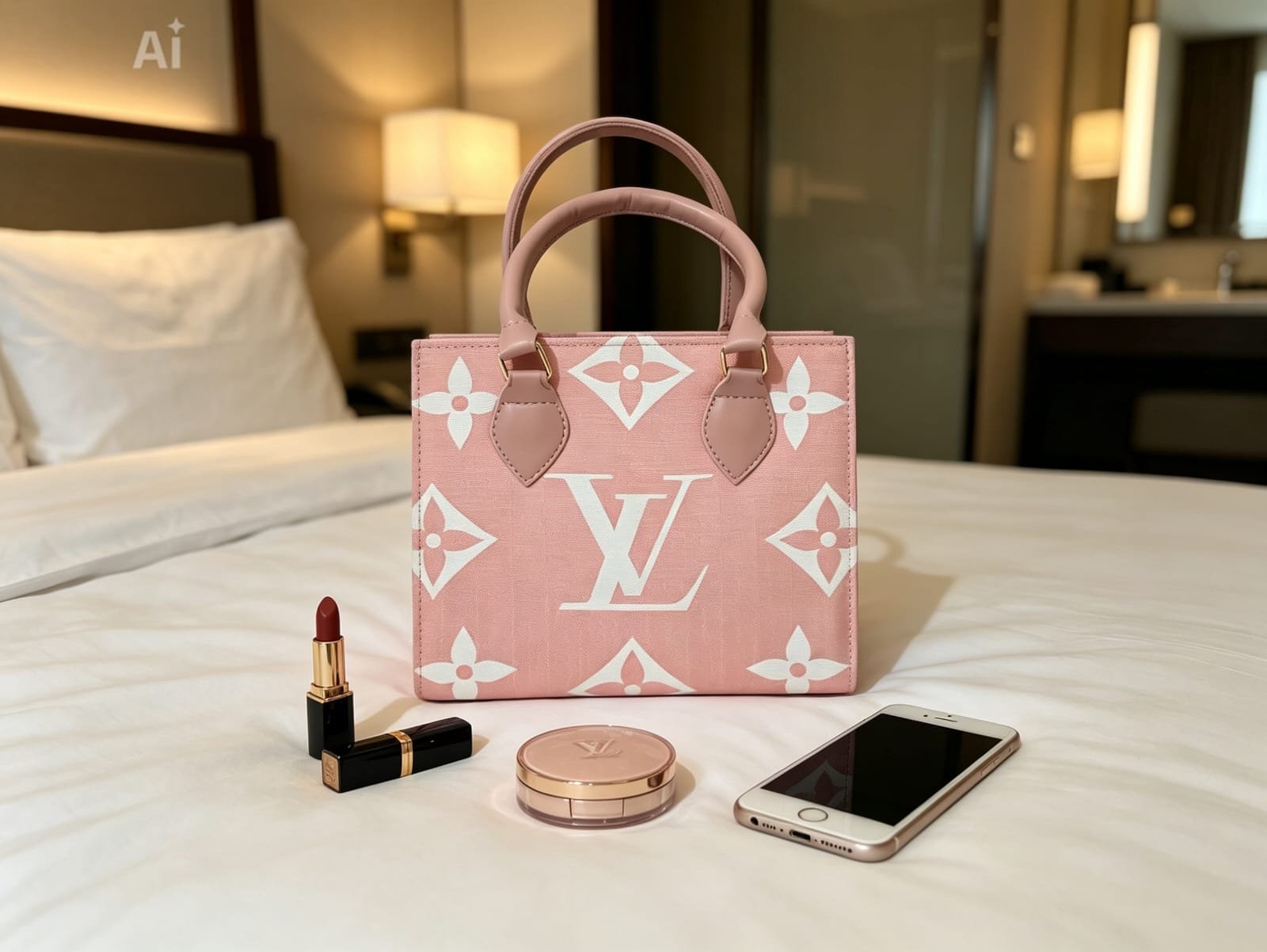 High Quality LV Monogram Leather Shoulder Bag - Emerald Green