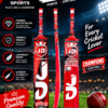 JD Sports Islamabad Champions Edition Tape Ball Cricket Bat