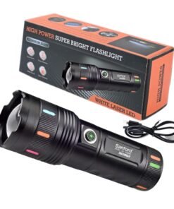 Sanford White Laser LED Super Bright Flashlight