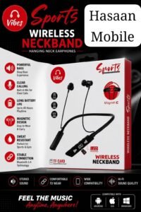 Sports Vibes Wireless Bluetooth 5.4 Neckband Earphones