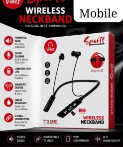 Sports Vibes Wireless Bluetooth 5.4 Neckband Earphones