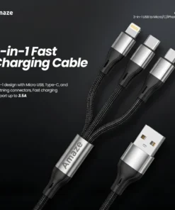 3-in-1 USB to MicroCiPhone 3.5A 1.2m A30 (1)