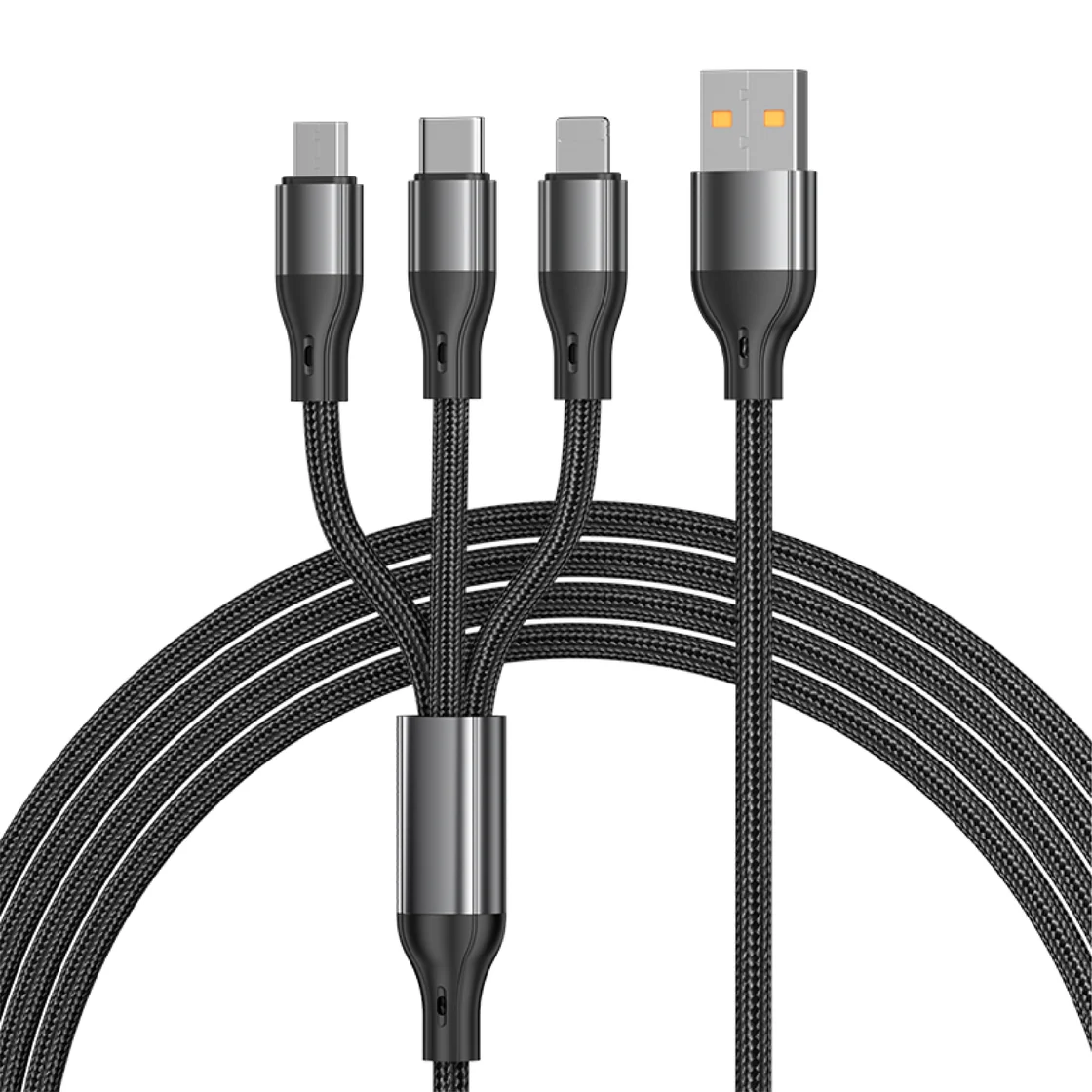 3-in-1 USB to MicroCiPhone 3.5A 1.2m A30 (4)