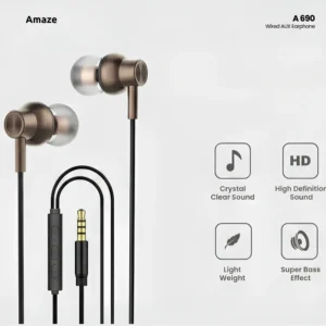 Amaze Wired AUX Earphone A690 (1)
