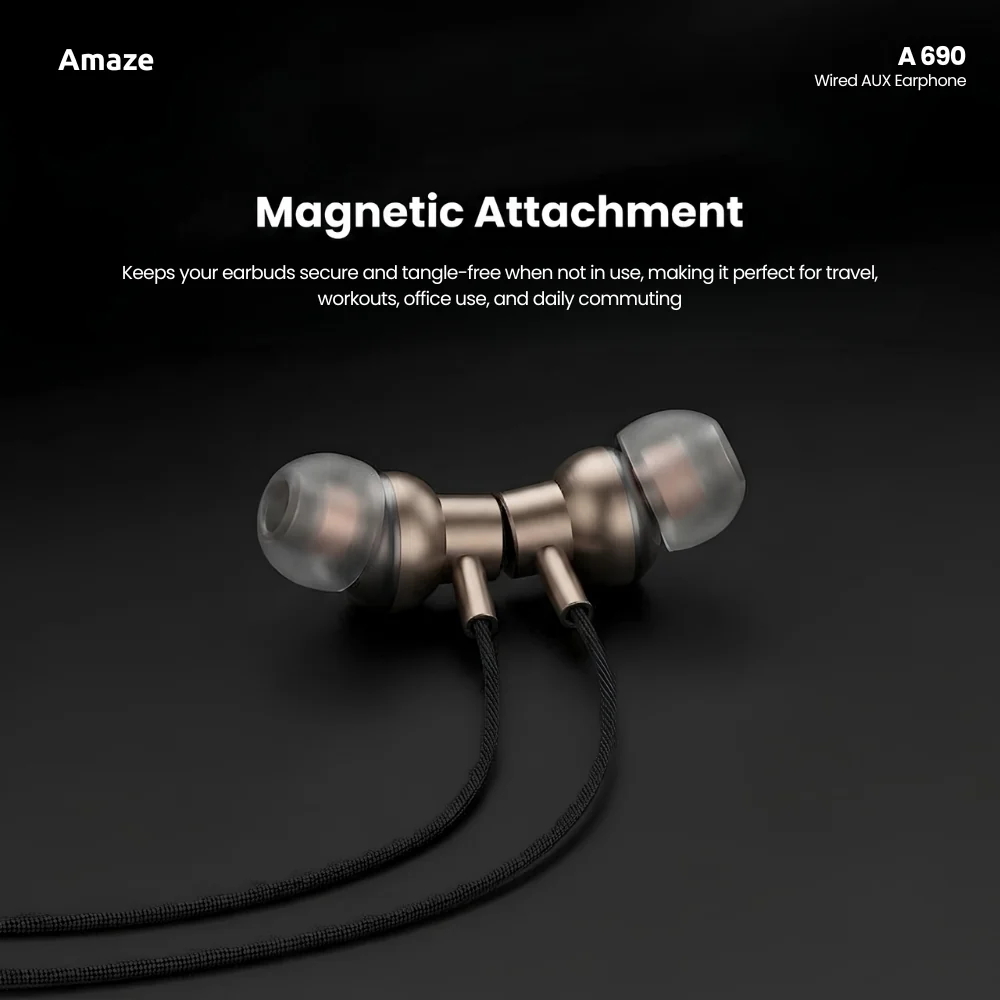 Amaze Wired AUX Earphone A690 (4)