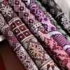 Antique Gold & Deep Purple Royal Multani Bed Sheet