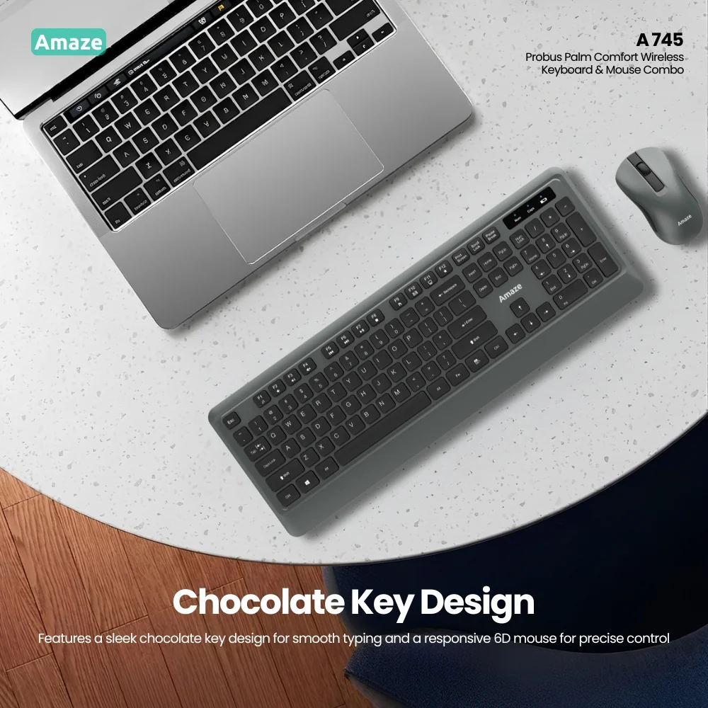 Palm Comfort Wireless Keyboard and Mouse Combo A745 (1)