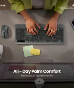 Palm Comfort Wireless Keyboard and Mouse Combo A745 (2)