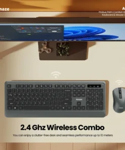 Palm Comfort Wireless Keyboard and Mouse Combo A745 (5)