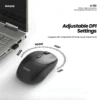 Probus Triple Connection Rechargeable Wireless Mouse A720 (1)