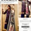 Rangreza Navy Blue Floral Printed 3-Piece Suit Design #07